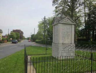 pic of Laxfield's War Memorial