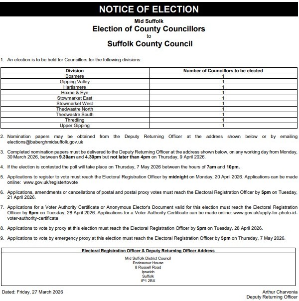 SCC Election Notice 2027