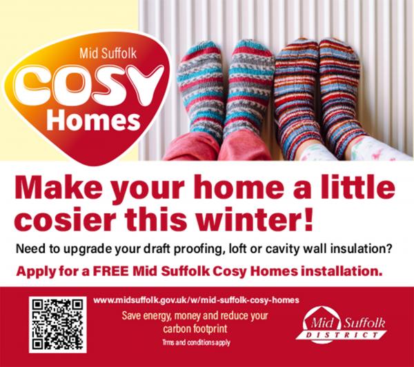 Mid Suffolk Cosy Scheme Advert