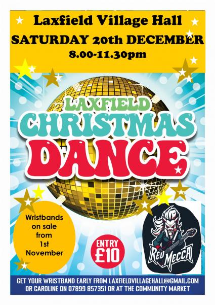Poster for Christmas Dance on 20 December 2025